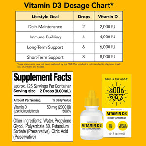 Good Rāz Vitamin D3 Drops
